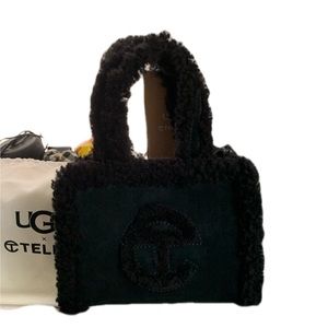 Black small Ugg Telfar shopper bag new with tags !